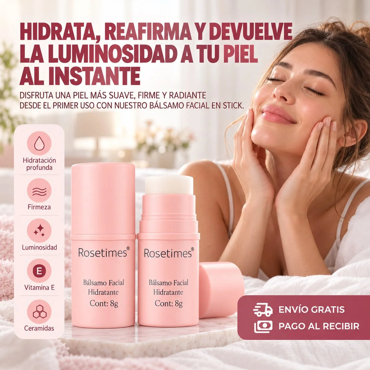 El bálsamo en stick que hidrata tu rostro y lo reafirma desde la primera aplicación.