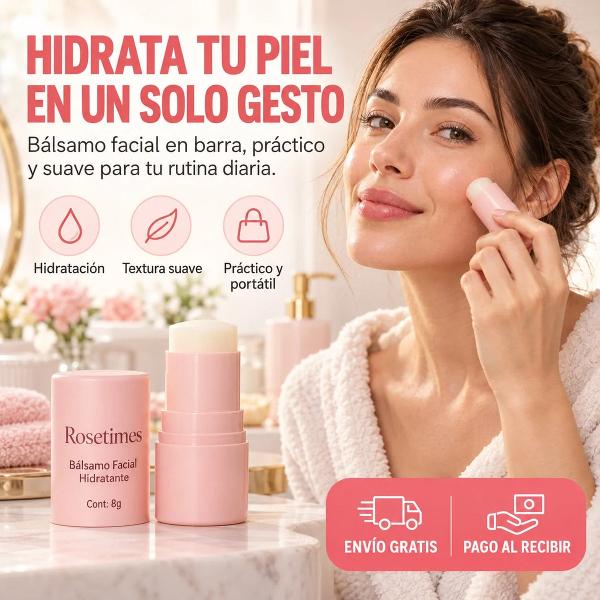 El bálsamo en stick que hidrata tu rostro y lo reafirma desde la primera aplicación.